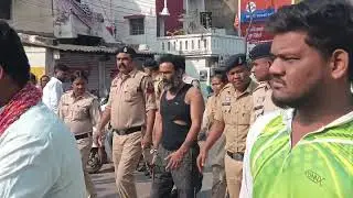 हिस्ट्री शिटर वीरेन्द्र सिंह तोमर।History sheeter Virendra Singh Tomar। पुलिस ने निकला जुलुस #raipur