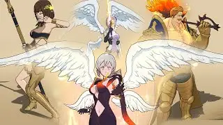 All Characters Intros & Costumes  (7DS: Grand Cross)