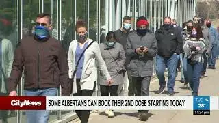 Alberta releases rollout plan for second doses