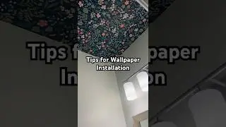 Tips for wallpaper installation #diyprojects #wallpaperinstallation