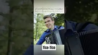 Tico-Tico on accordion 🎼 Sheet music in the description!
