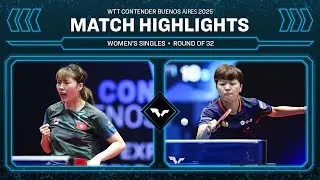 Su Tsz Tung vs Huang Yi-Hua | WS R32 | #WTTBuenosAires 2025