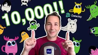 CREATE 10,000 CUTE CHARACTERS WITH AFTER EFFECTS (NFT = New Fun Template) [Dataclay Templater]