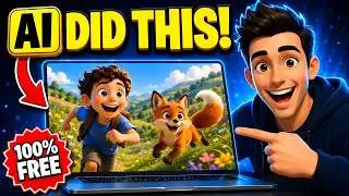 Full 3D Cartoon Animation with FREE AI Tools (Perfect Character Consistency + Lip Sync)