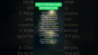 Dark Human Mind Facts | Strange Psychology Secrets | Deep Sense #mindblowingfacts #psychologyfacts