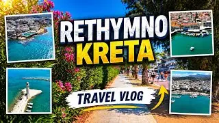 RETHYMNO &ndash; Perła Krety 🇬🇷 Stare Miasto, Plaże i Klimat Grecji | Kreta 4K