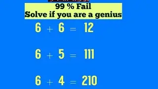 you can solve #230505 # 🧠🧠 quiz # brilliant people # genius #99% fail to solve #topexpert