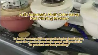 Fully automatic multi-color servo pad printing machine, cost reduction of 30%!