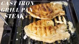 #COOK #Withme HOW TO GRILL STEAK WITH CAST IRON GRILL PAN