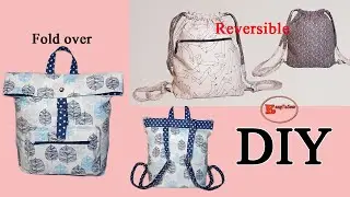 REVERSIBLE BACKPACK | FOLD OVER BACKPACK