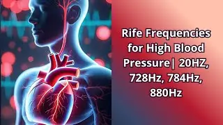 Rife Frequencies for High Blood Pressure | 20Hz, 728Hz, 784Hz, 880Hz