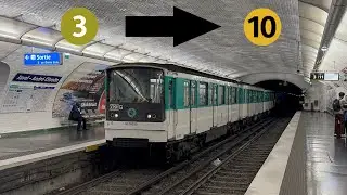 [RATP]Les MF67 de la 3 en acheminement ￼sur la ligne 10 du Métro 🚇#metroparisien #ratp #mf67 