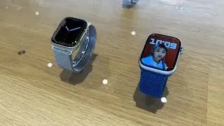 Apple watch series 7 titanium vs stainless steel! What a premium watch!
