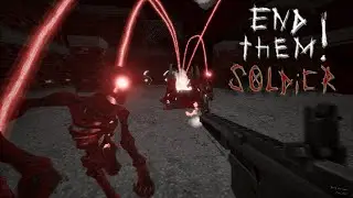 Roguelike Shooter in a Low-Poly Post-Apocalyptic World - End Them, Soldier!
