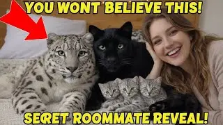 Dad is a BLACK PANTHER, Mom is a SNOW LEOPARD  Their hybrid kitten is something I NEVER thought was