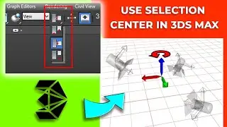 Easy trick!!...Rotation or Scaling of one or more objects around center || 3ds MAX