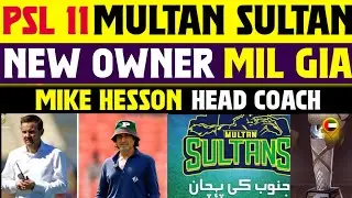Ramiz Raja will be new owner of Multan Sultan Team in PSL 11 & Mike Hesson Will be head Coach update