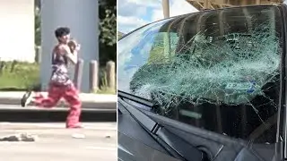 SAPD identifies man arrested for allegedly throwing rocks, large concrete pieces at cars downtown
