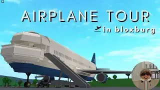 TOUR of my AIRPLANE! Welcome to Bloxburg
