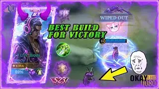 BRODY BEST BUILD FOR VICTORY  | MOBILE LEGENDS