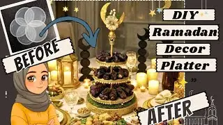 Ramadan Special Dates Platter | Kachre Se Kalakari ✨ | Waste Lids Se Dates Platter |DIY