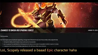 MSF - Coming changes to Omega Red  and offer reviews