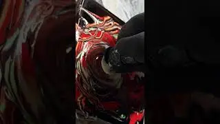 slow motion paint becoming jewelry final pieces