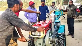 Modern machine, 25 engine 20-wheel new power tiller, new power tiller fitted in a short time