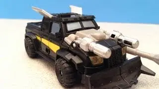 CYBERVERSE TRAILCUTTER TRANSFORMERS PRIME BEAST HUNTERS TOY REVIEW