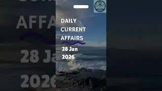 Daily Current Affairs In 60 Seconds Capf  Ac 2026 | Jan 26th 2026 | Krk Academy Online Classes