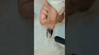 Beginner friendly simple nail art 💅  Daily easy nail art videos  Agar nail art seekhna hai cat eye