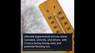 Weekend Weather: Flood Alerts and Sunshine in France