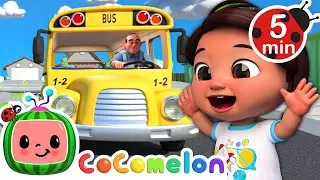 Wheels on the Bus (Back To School) | COCOMELON 🍉 | Nursery Rhymes & Lullabies | Baby & Kids Songs