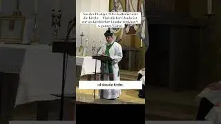 Die Kirche ist auf Petrus gegr&uuml;ndet.