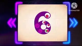 Endless Numbers 6 - Learn Number Six - Numbers For Kids