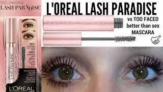 Loreal Lash Paradise Review (BETTER THAN SEX DUPE!?) | LadyLuckTutorials