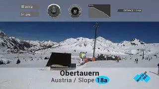 Ski Review &ndash; Obertauern | Slope 18a | Blue rest - Edelweiss