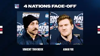 4 Nations Face-Off Practice: Vincent Trocheck & Adam Fox | Feb. 16, 2025