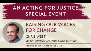 Acting for Justice Special Event - February 28, 2025