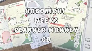 Hobonichi Weeks | Plan With Me | Planner Monkey Co | Last Week of 2024