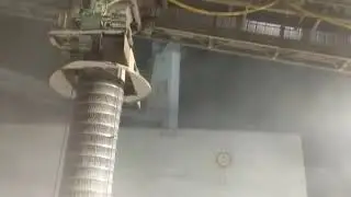 Bulk carrier vessel flour loading