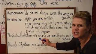 L 64: Predicate Nominatives and Adjectives, Simples Present Tense, 1st 2nd 3rd Person & Auxiliary V