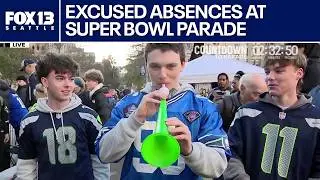 Seahawks fans skipping work for the Super Bowl Championship Parade
