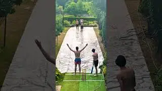 Backyard Cricket - Slip n Slide edition ☠️