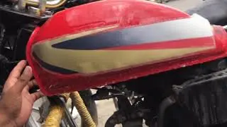 Hero honda cd 100 modified bike /Ajay art gallery/ 2021