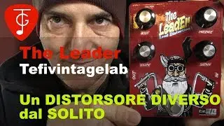 The leader di TEFI VINTAGE LAB, un distorsore boutique made in Italy dal suono morbido e cremoso