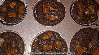 CHOCLATE CHIP COOKIE CUPCAKES RECIPE 🍪🧁 #fyp #foodie #dessert #yummy #food #recipe #yummy #cookie