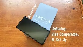 Sony Xperia XZ2 Compact - Unboxing, Size Comparison, & Set-Up