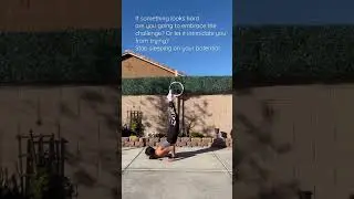 Yogi in chin stand #latina #yoga #fitness #growth #brave
