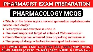 Pharmacist exam preparation | OSSSC | HSSC | MPPEB | PMC | DMER | ITBP | RRB etc. exam questions